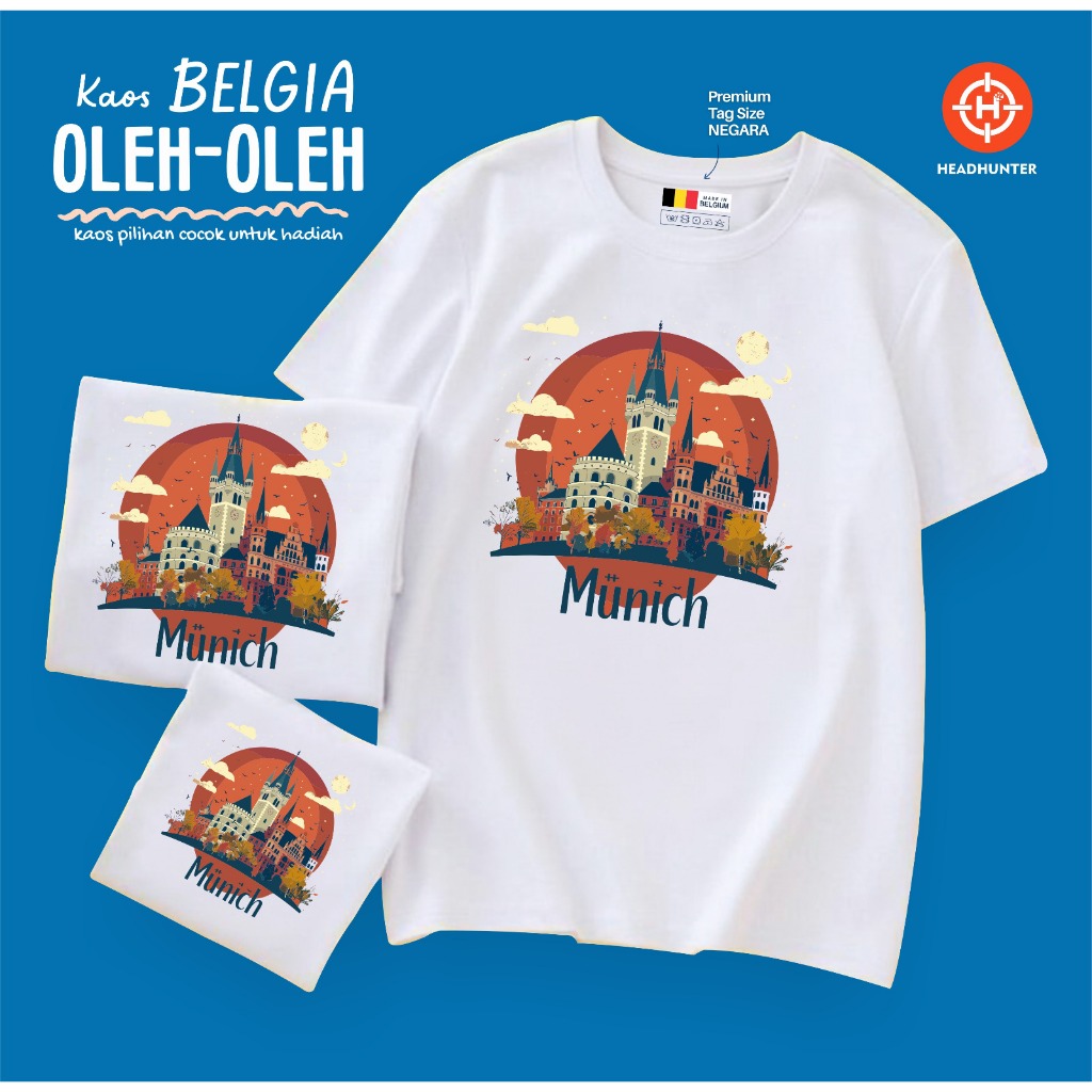 BELGIUM BELGIUM BELGIUM SOUVENIR เสื้อยืด PREMIUM COUNTRY SIZE TAG ของขวัญสําหรับ CHILDREN และผู้ใหญ