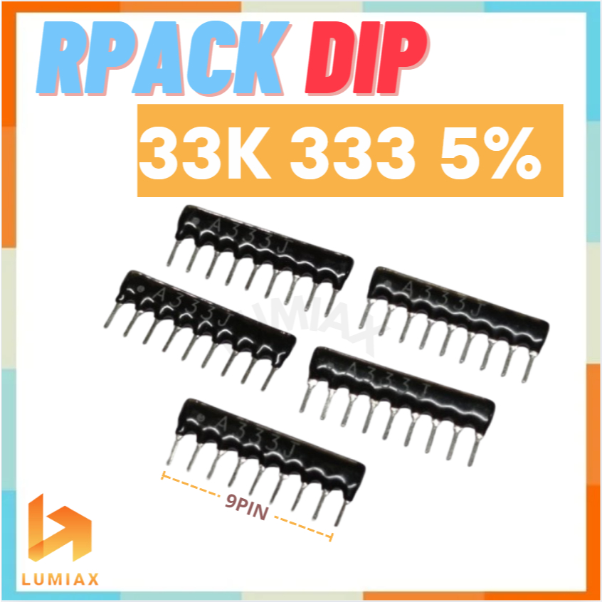 Network Rpack 33K 33 K 33 กิโล 333 9 พิน Resistor