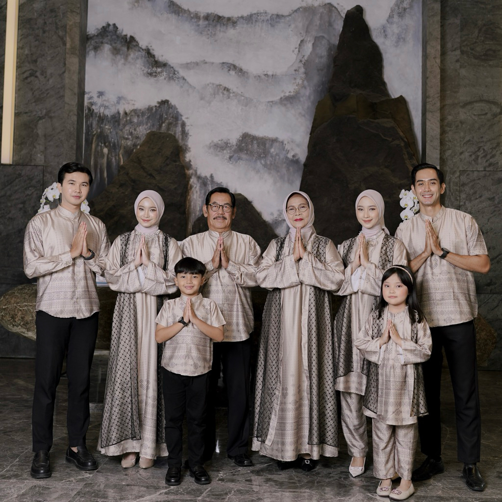 Naliza - Zeraya 1 Family Set Couple / Family Srimbit / Family Couple Clothes / Couple Outfit