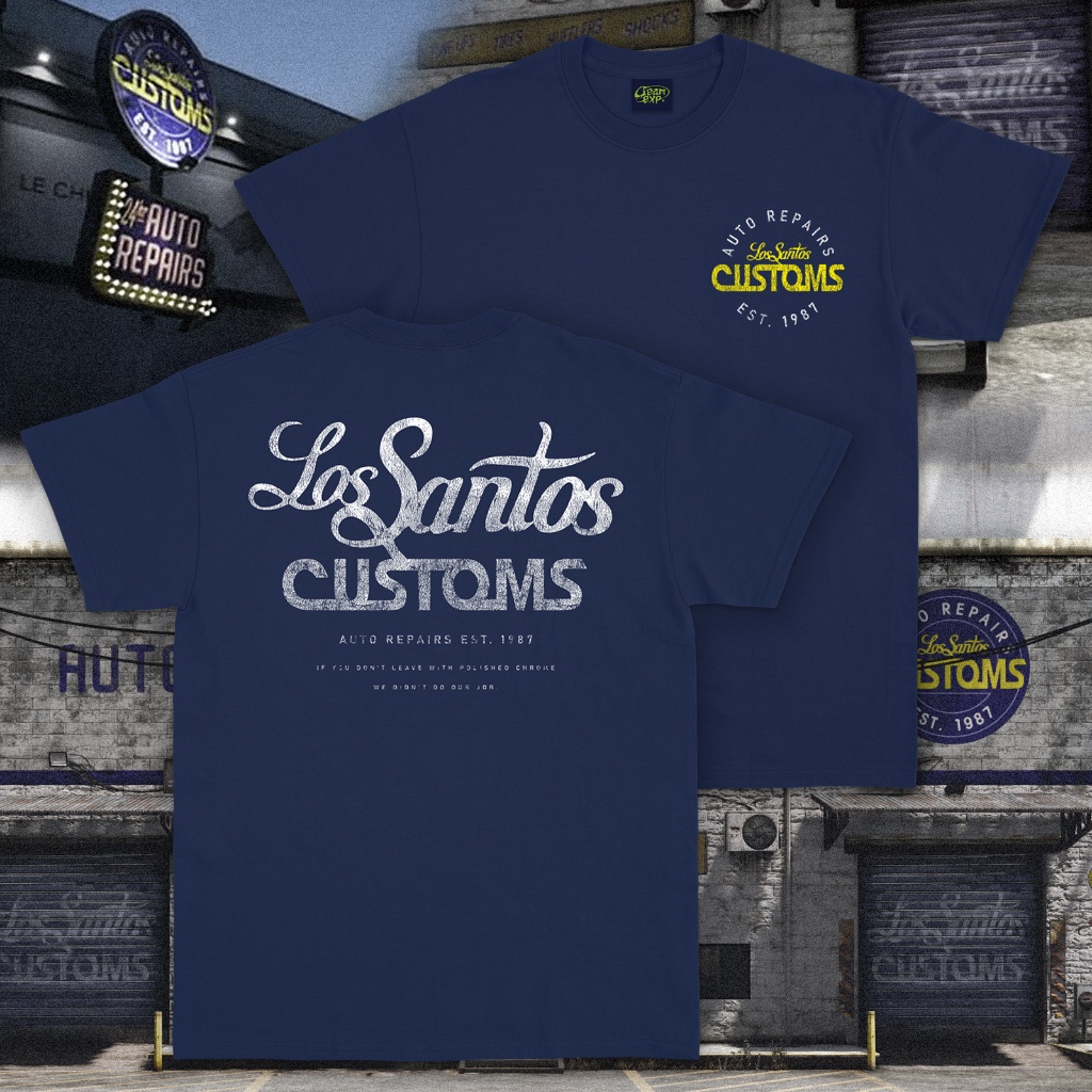 GTA V Los Santos Customs (LSC) ซ่อมรถยนต์ | GTA 5 | Grand Theft Auto V | เจี่ยมประสบการณ์ | เสื้อยืด