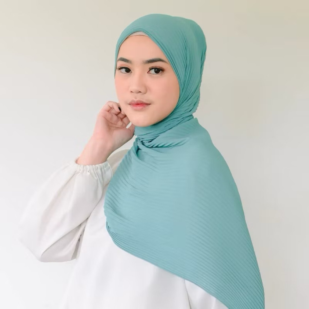 Wardah pashmina Wardah blue จีบ pashmina Wardah pashmina blue จีบ pashmina