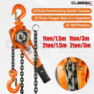Chain Block Hoist Katrol Alat Angkut Barang /Katrol Chain Block/Traction Crane Manual Lift 1 Ton/Lever Hoist Upgrade Traction Crane Manual Lift 1 Ton/2 Ton
