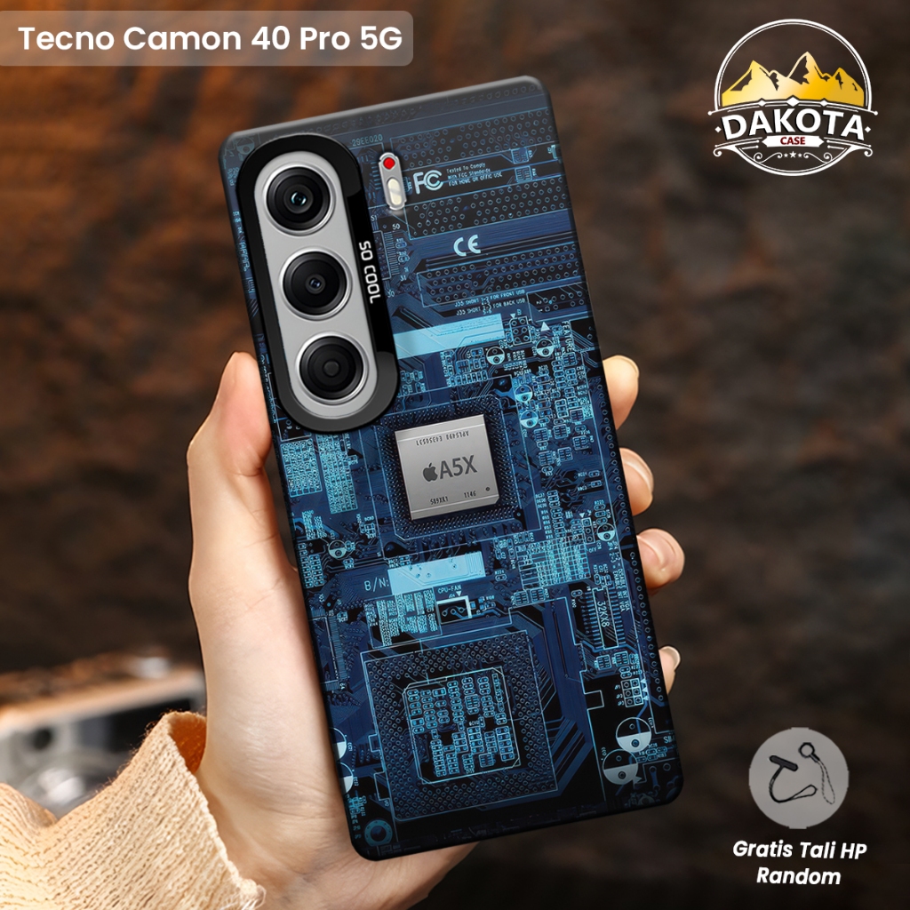 เคส IMD Tecno Camon 40 4G / Camon 40 Pro 5G Motif Machine | Softcase Accessories IMD Hybrid Premium 