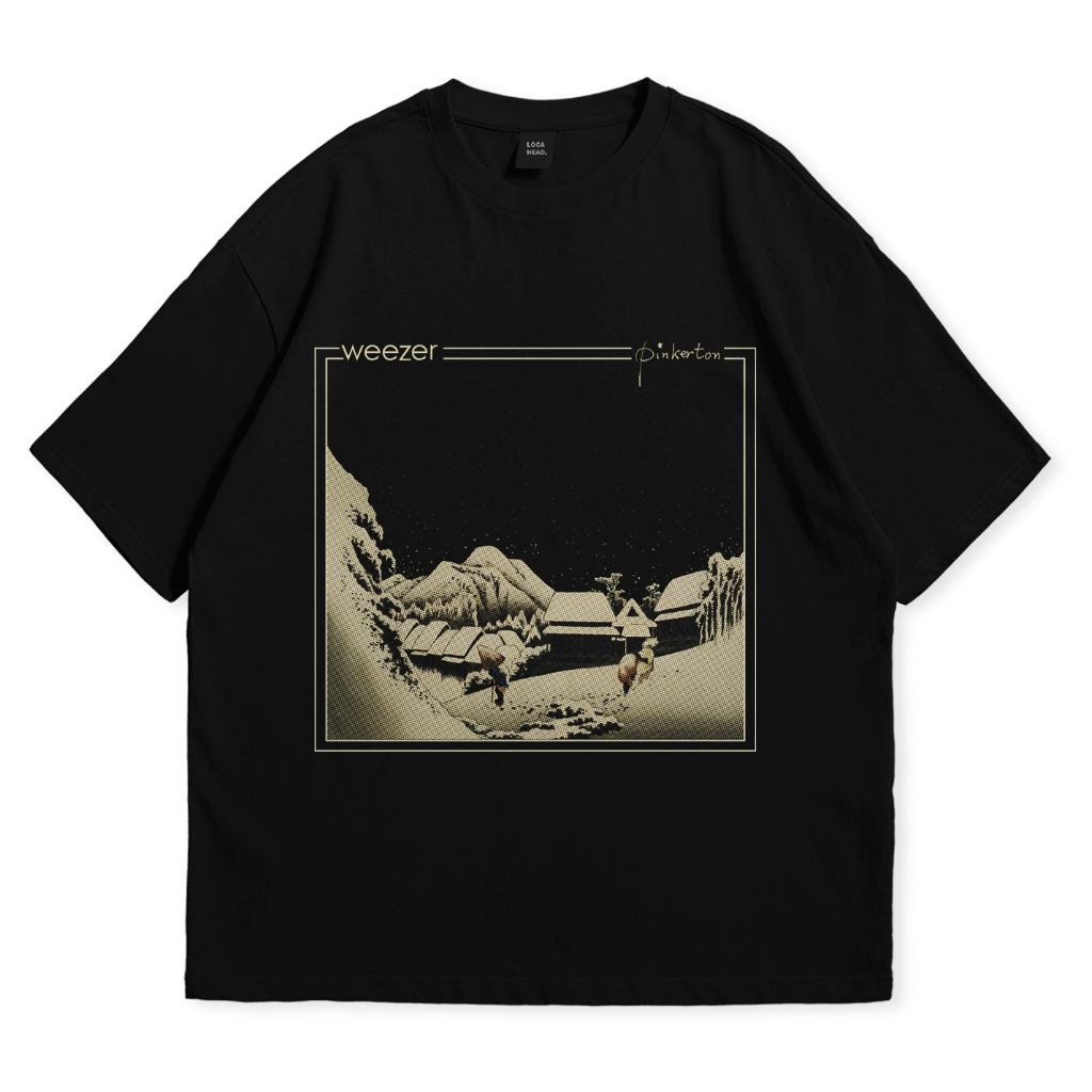 UNISHOP WEEZER ART 1 Band T-Shirt - PINKERTON Cotton Combed 24s