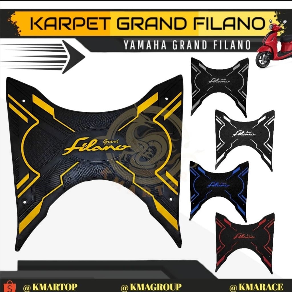 GRAND FILANO 2023-2025 FOOT MAT CARPET GRAND FILANO FOOT MAT BORDES