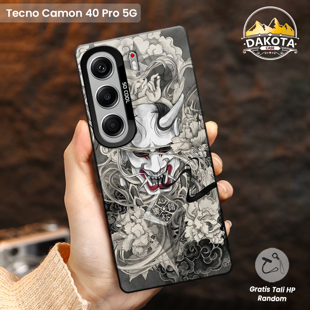 เคส IMD Tecno Camon 40 4G / Camon 40 Pro 5G Motif Oni Women | Softcase Accessories IMD Hybrid Premiu