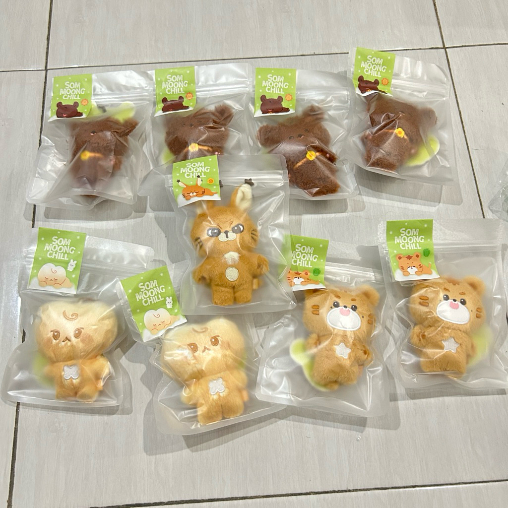 OFFICIAL MD SOM MOONG CHIL NCT 127 DOLL KEYRING