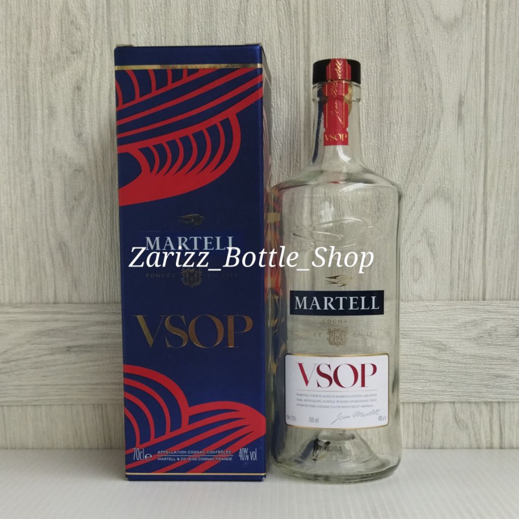 Martell Vsop 700ml ขวดเปล่า + กล่อง