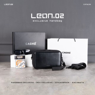 CAGHO EXCLUSIVE I Leon 0.2 Handbag I Slingbag I Clutch I Tas Selempang Eksklusif I Tahan Air Tahan Bara Api