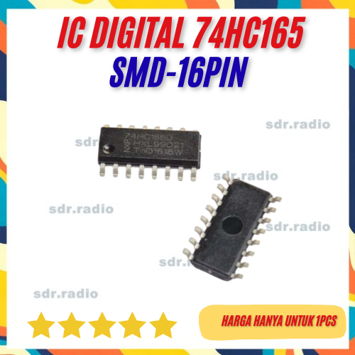 74HC165 74HC165D ลงทะเบียนแบบเปลี่ยน SMD SOP16