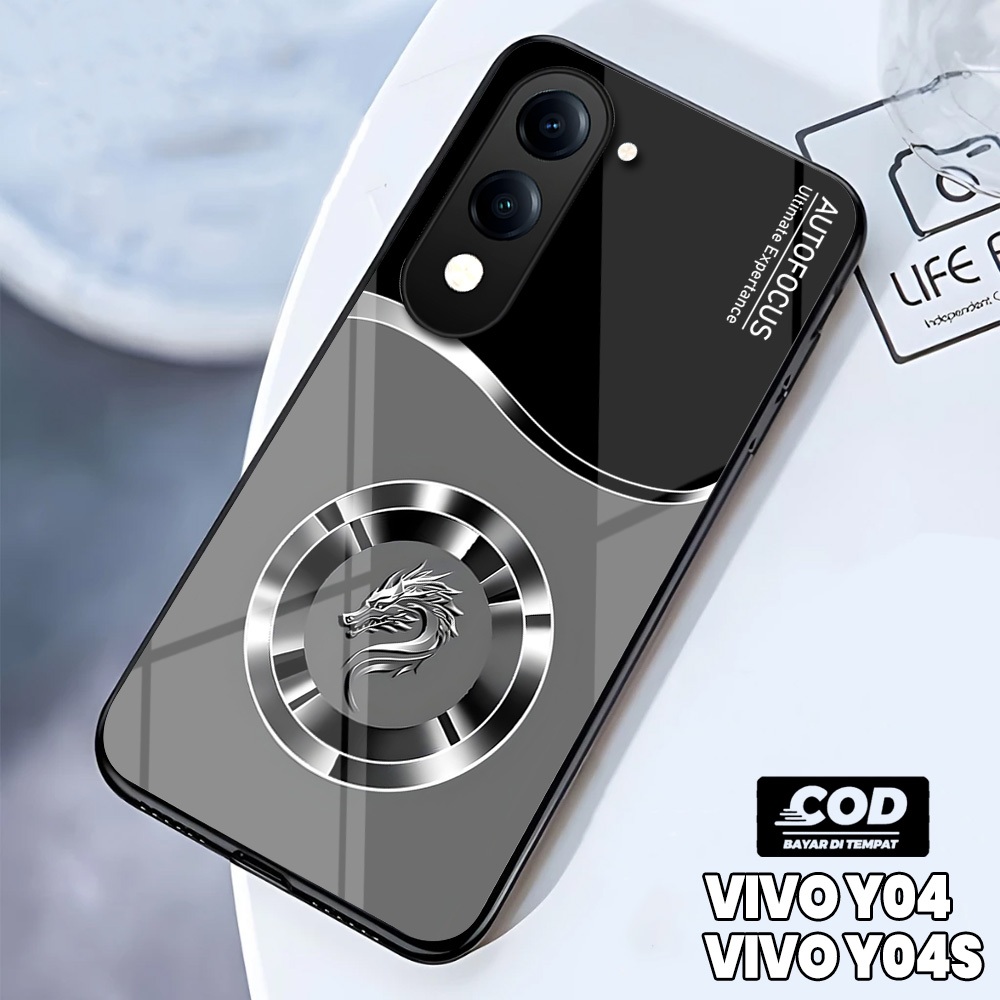 HP [ M74 ] เคสโทรศัพท์ Vivo Y04 Y04s - เคสโทรศัพท์ Vivo Y04 Y04s - Vivo Y04 Glass Softcase - Vivo Y0