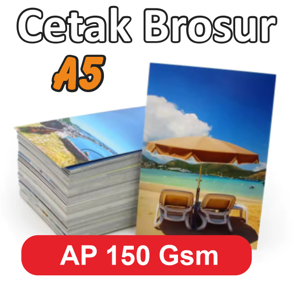 พิมพ์ A5 BROCURE || โบรชัวร์ ก5 แบบกําหนดเอง || A5 FLYER PRINTING / 1 RIM BROCURE