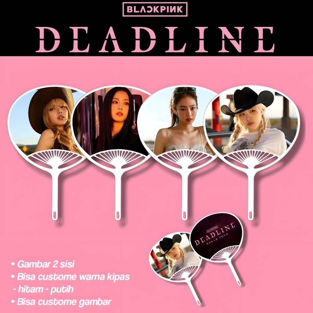 พัดลม BLACKPINK - พัดลม BLACKPINK WORD TOUR - BLACKPINK COMEBACK - BLACKPINK WORD TOUR DEADLINE 2025