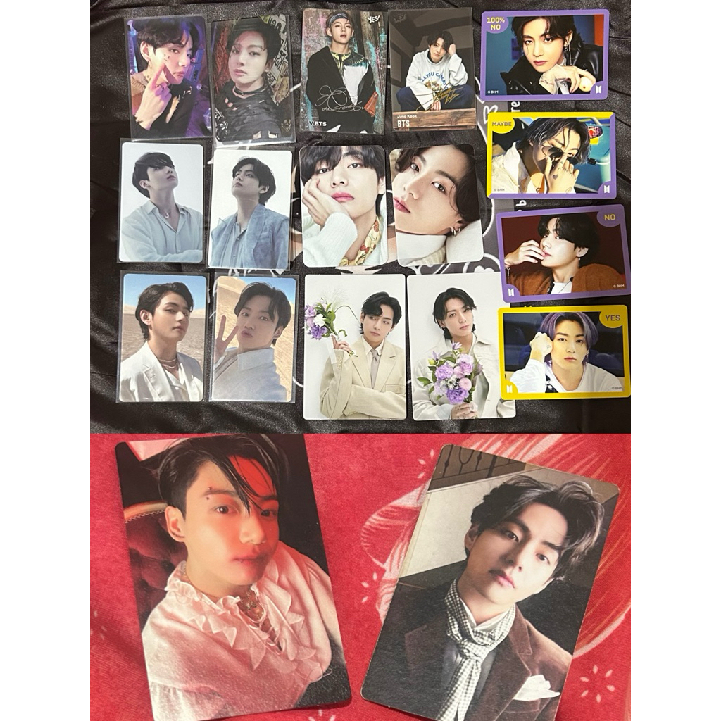 Taehyung Jungkook BTS Photocard