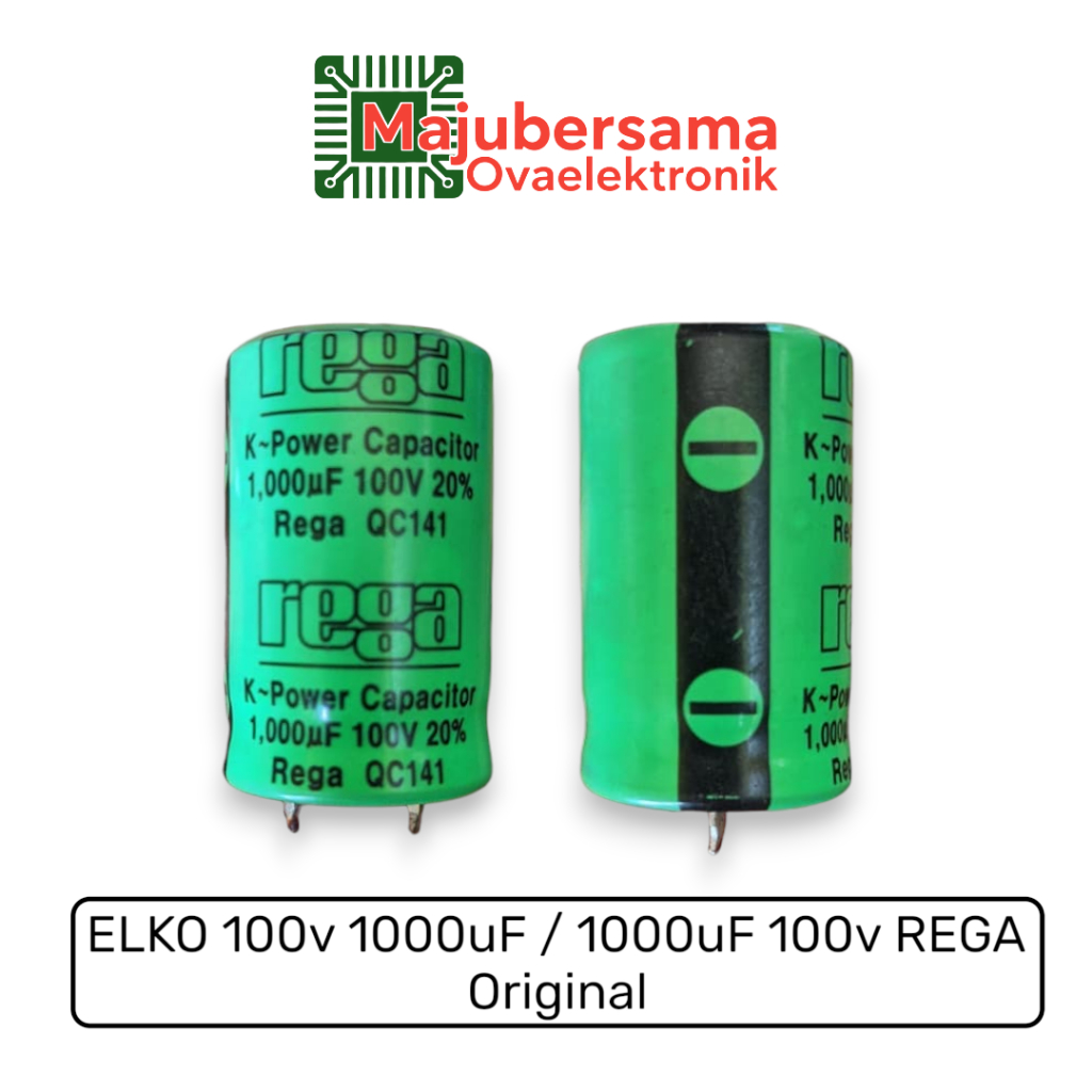 Elko 100v 1000uF / 1000uF 100v REGA ต้นฉบับ