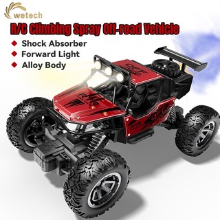 WETECH Mobil Remote Control Alloy Offroad dengan Fitur Semprotan Air Mobil Panjat untuk Semua Medan
