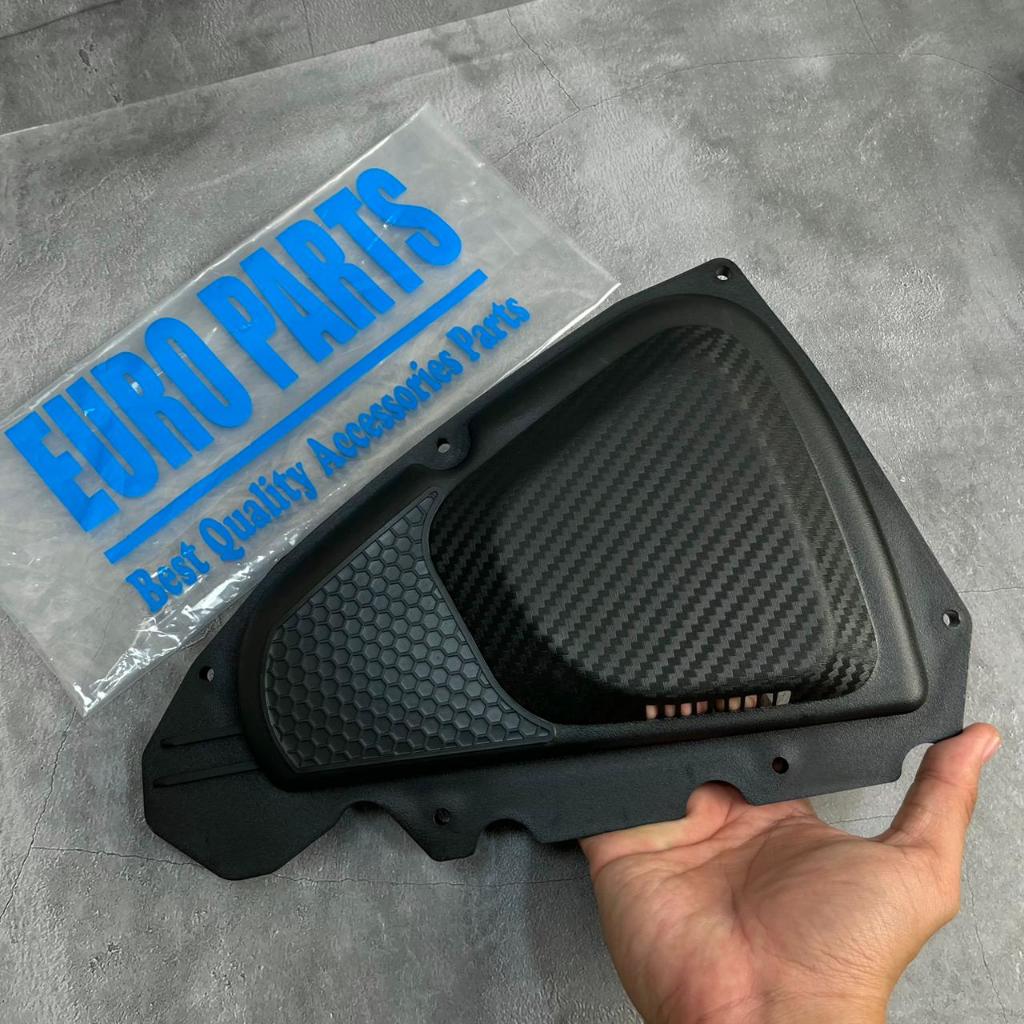 Slim รุ่นกรอง Beat Scoopy Esp Slim กล่องกรองรุ่น Slim Beat Scoopy VARIO 110 FI ESP 2015 - 2019 EURO PARTS FILTER COVER ORIGINAL ABS THICK CARBON AIR FUNNEL AIR FILTER COVER AIR FILTER COVER CVT ด้านข้าง ฝาครอบฮอนด้า AIR FIL
