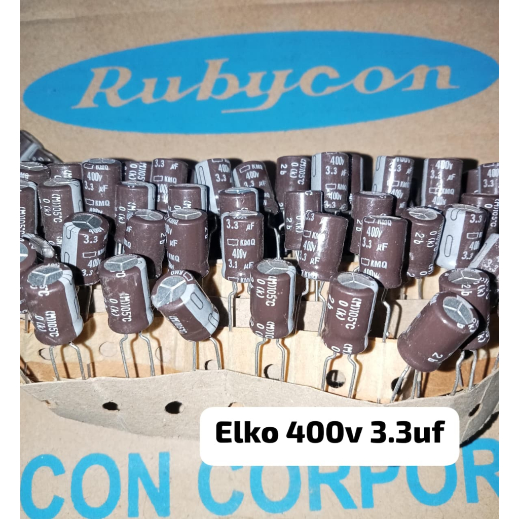 Elco 400v 3.3uf Elko 3.3uf 400v ของแท้