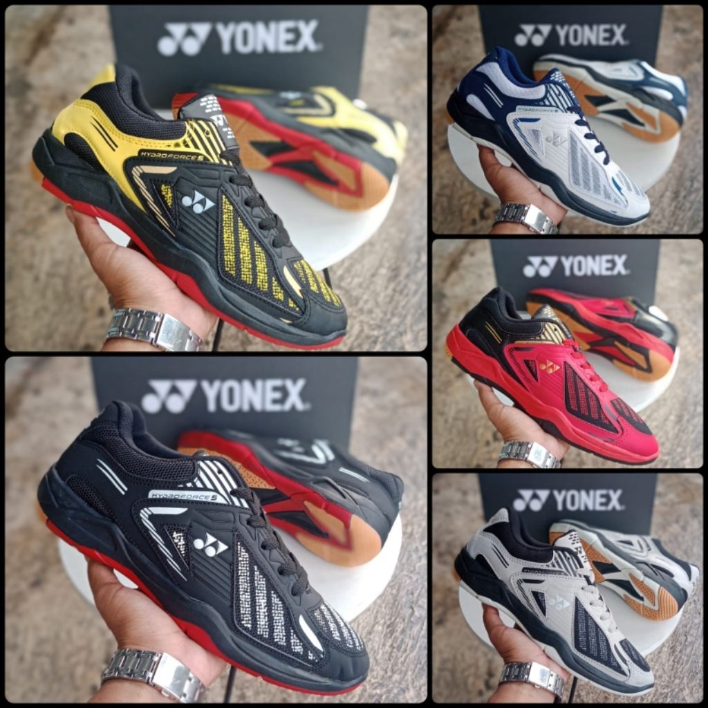 รองเท้าแบดมินตัน Yonex คุณภาพดั้งเดิม / รองเท้าแบดมินตัน Yonex / รองเท้า Yonex hydroforce 5 / รองเท้