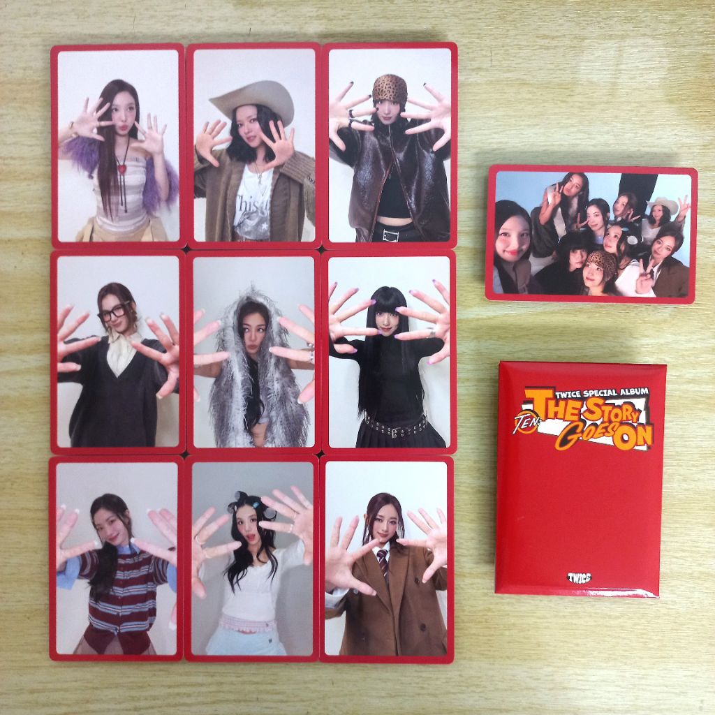 TWICE - อัลบั้มพิเศษ [TEN: The Story Goes On] Photocard Official