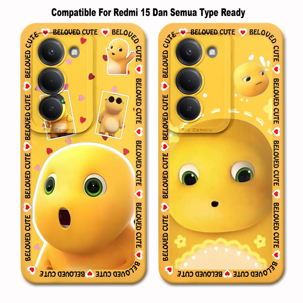 RY781 ล่าสุด Nailong Motif Case Redmi 15 2025 - Softcase Redmi 15 Redmi 15C ปลอกลายยืดหยุ่น