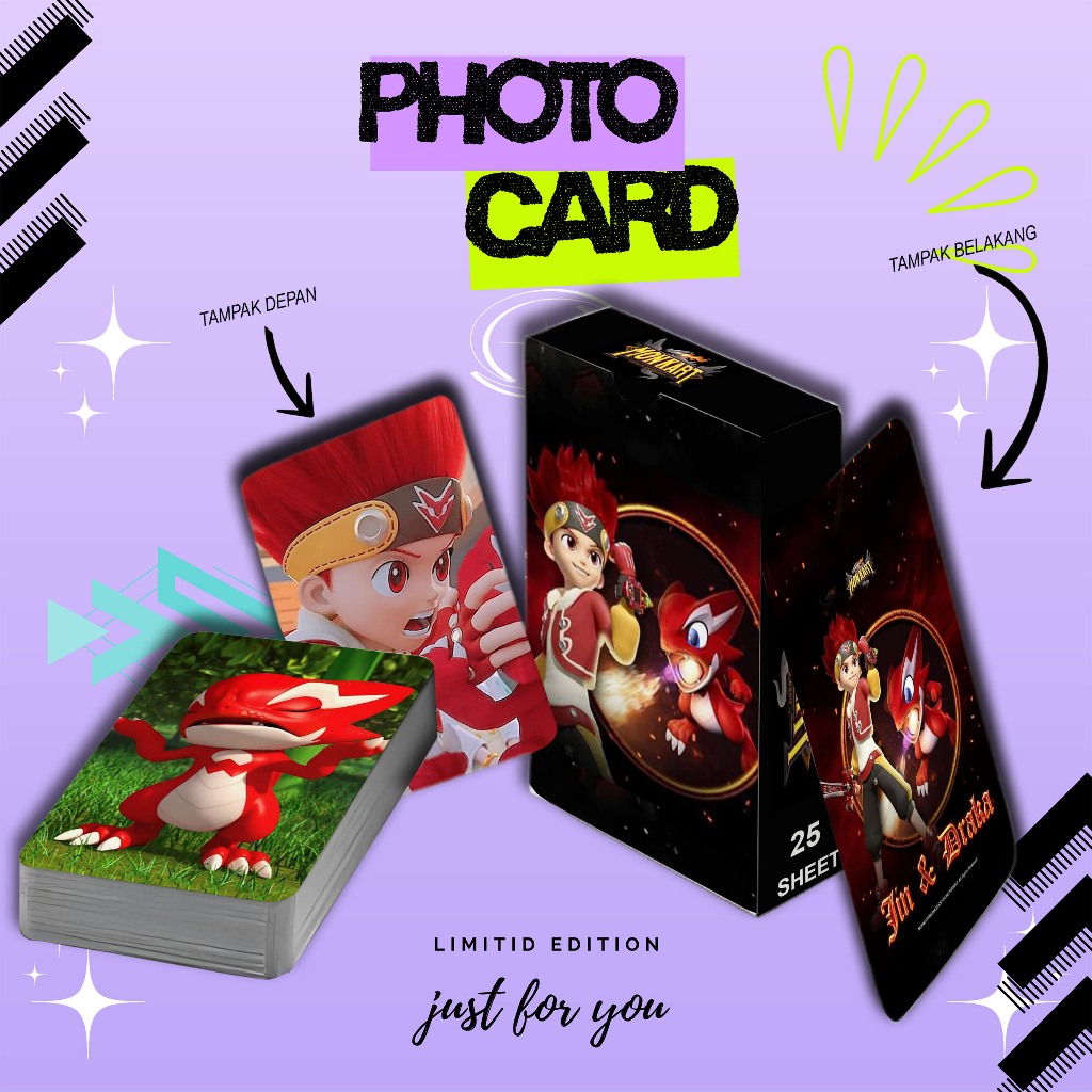 Jin Hayst & Draka Monkart PREMIUM PHOTOCARD SET 25 แผ่นฟรีกล่อง