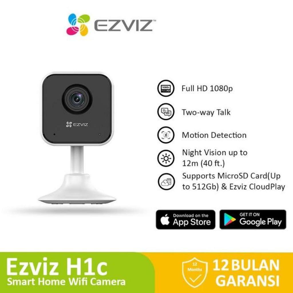 กล้องวงจรปิด Ezviz Smart Home Camera H1C 1080P 2MP