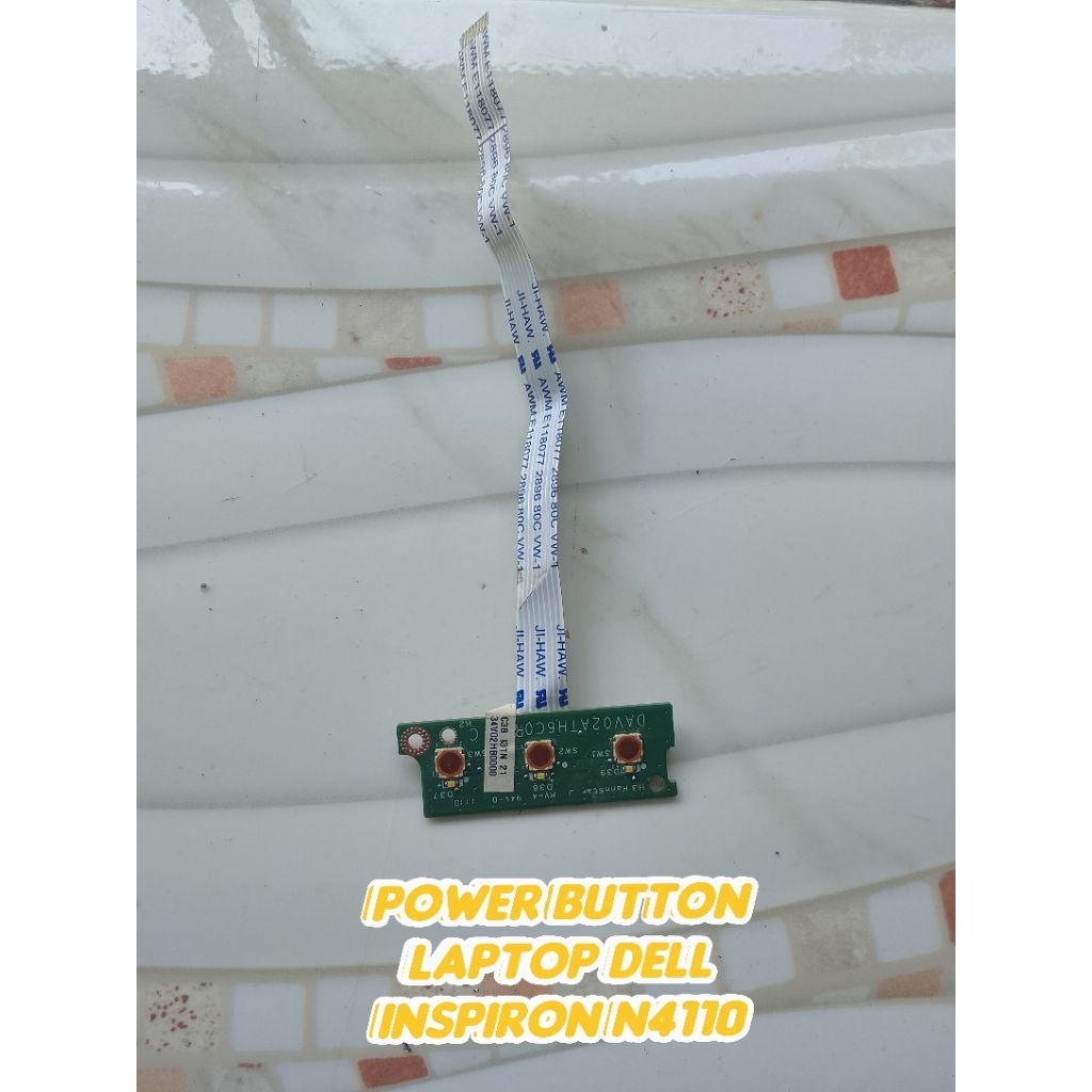 ปุ่มพาวเวอร์แล็ปท็อป Dell Inspiron N4110
