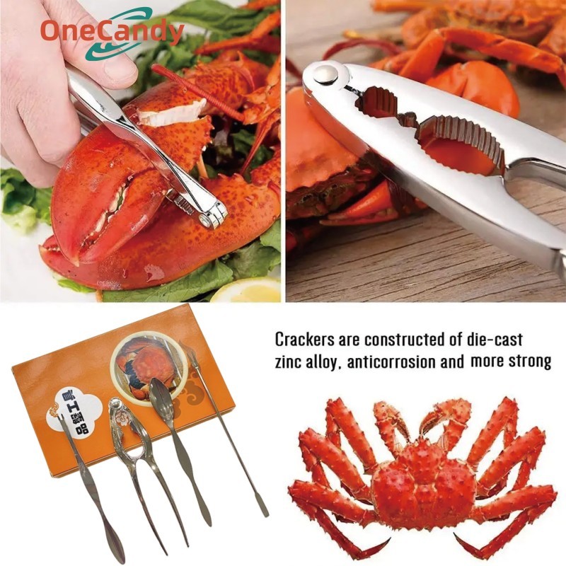 FOOD GRADE Crab Claw Clamp Crab Needle Crab Feeding Clamp Crab Crusher Set