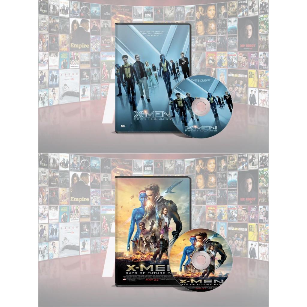 DVD X-Men First Class (2011) + DVD X-Men Days Of Future Past (2014)