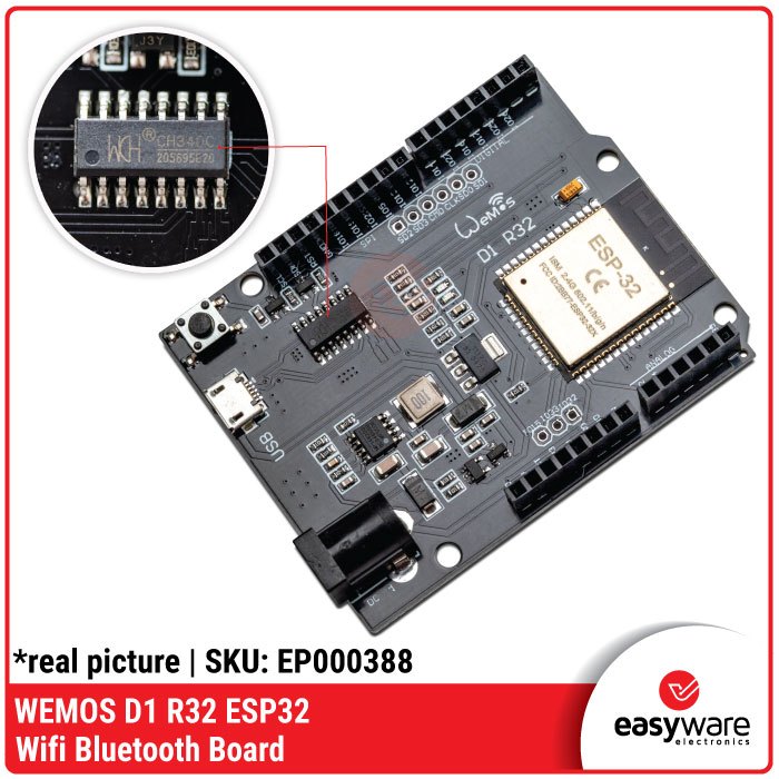 WEMOS D1 R32 ESP32 WEMOS D1 R32 ESP32 WIFI BLUETOOTH