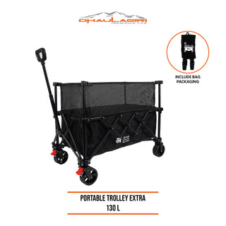 Dhaulagiri - Troli Barang - Portable Trolley Extra 130L - Troli Serbaguna untuk Camping dan Aktivitas Outdoor