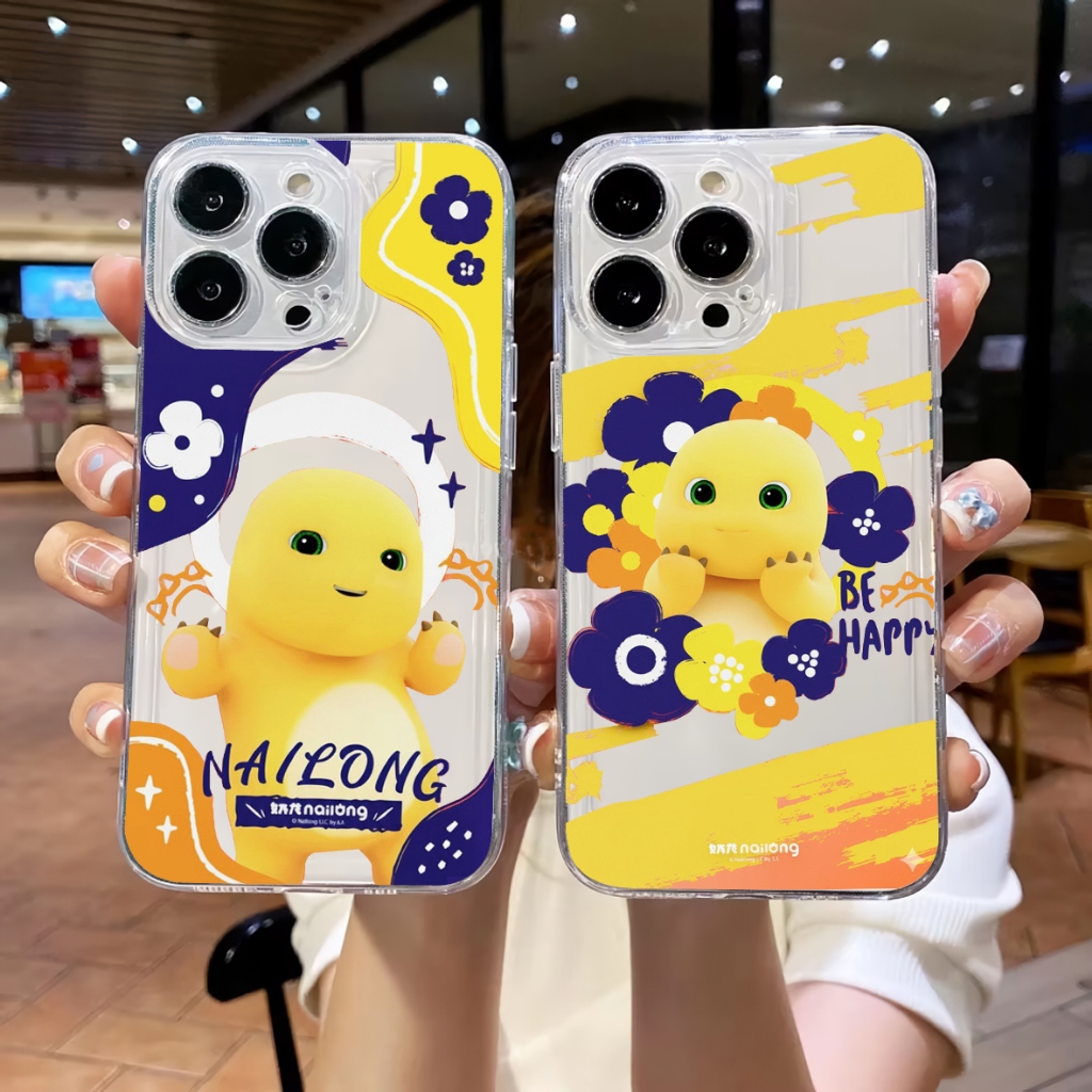 เคสRealme Note 70 C71 C75 C65 NOTE 50 C53 C51 Note 60 C2 P3 5G 9 4Gทุกชนิด Dino Yellow NC 488