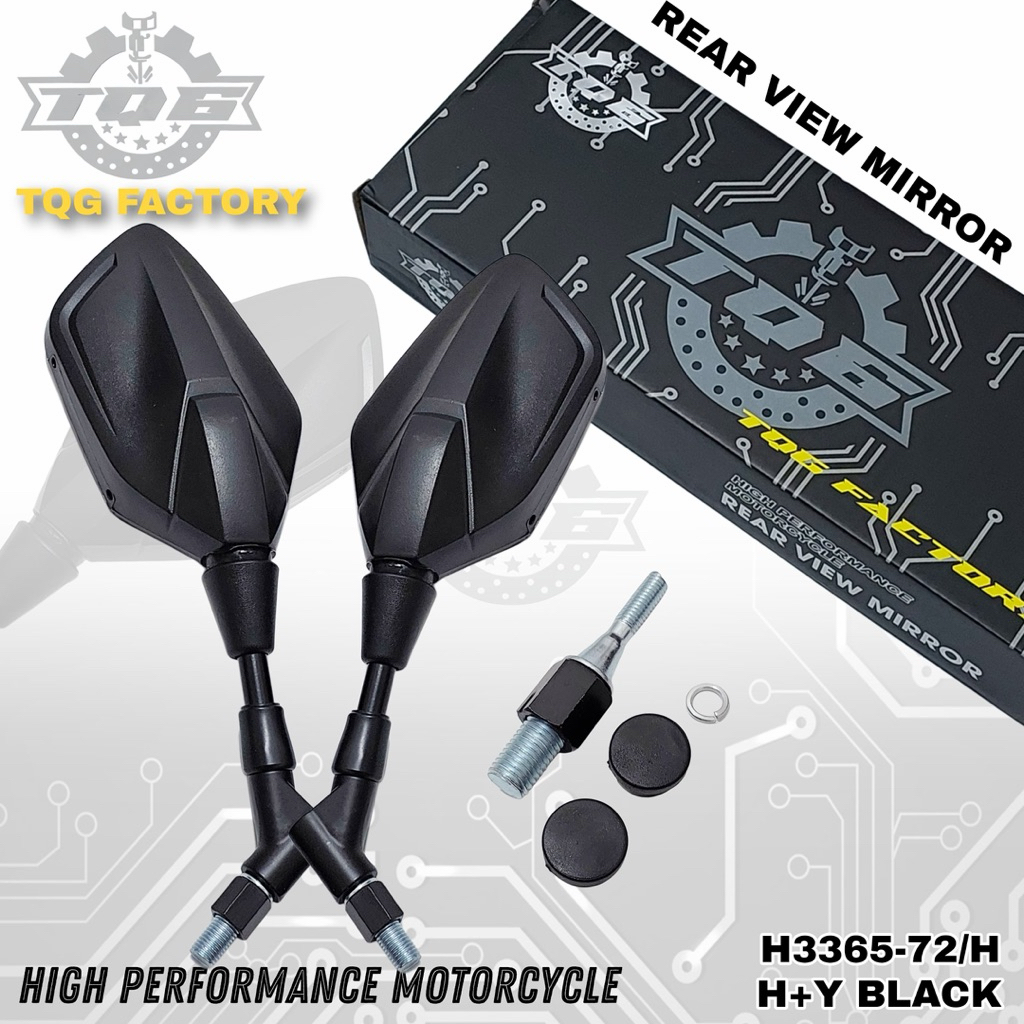 TQ6 Factory H3365 Vario K2V กระจกมองหลังรถจักรยานยนต์สากล H&Y