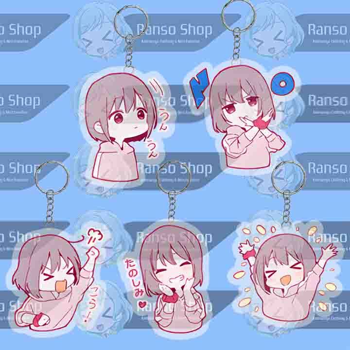 GANTUNGAN พวงกุญแจ Tuyu Goodbye to Rock You UV 2 ด้านเลเซอร์ตัดพรีเมี่ยมใสอะคริลิคขอบ/พวงกุญแจ Tuyu 