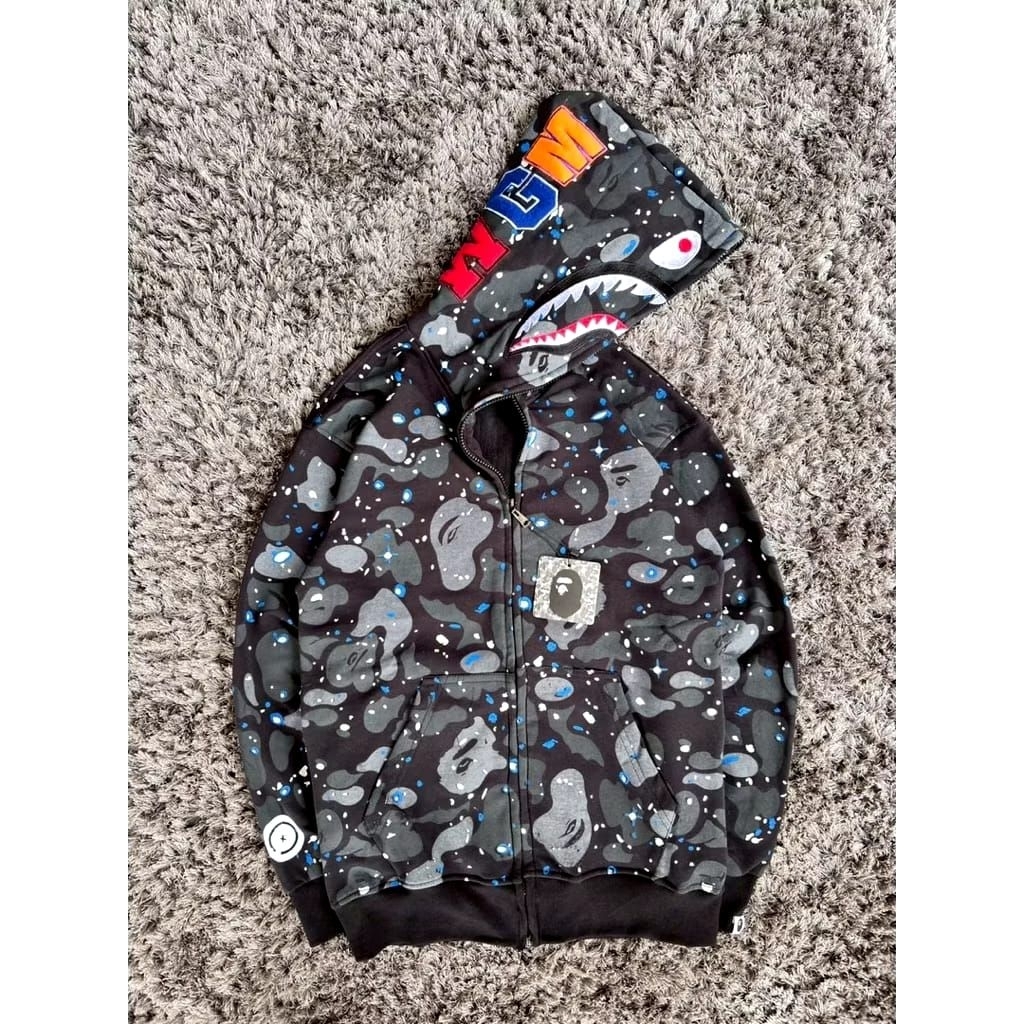 BAPE GLOW IN ZIPPER HOODIE