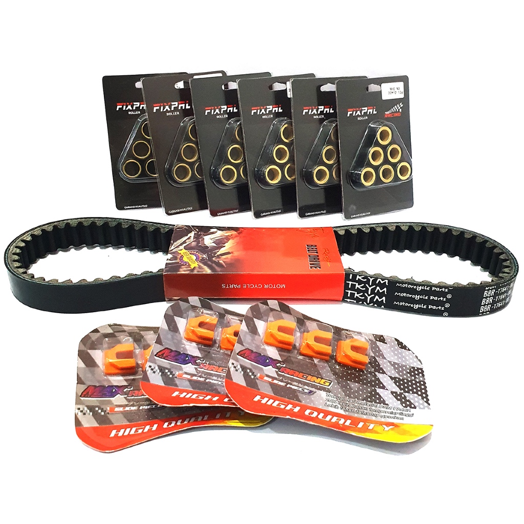 B8R VANBELT KEVLAR RACING PACKAGE + ROLLER + SLIDER AEROX 155 CONNETED – NIRIK!!