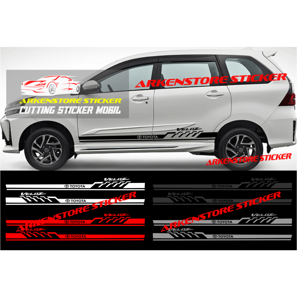 สติ๊กเกอร์ติดรถ Veloz, สติ๊กเกอร์ตัด, สติ๊กเกอร์ติดรถ toyota Veloz, สติ๊กเกอร์ Veloz