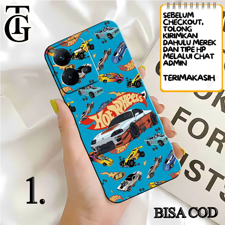 H0tWheels รถซิลิโคนเคสโทรศัพท์สําหรับ Vivo Y04 Y29S V40 Y36 Y27 Y18 Y21 Y19S V60