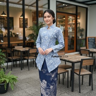 Setelan Kebaya Janggan Fukuro Set Kebaya Kondangan Baju Pesta Pernikahan Kekinian Outfit Wisuda Kabaya Tunangan Lamaran Kekinian Terbaru 2026