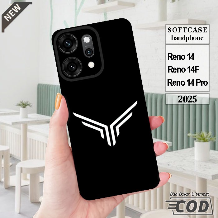 เคส OPPO RENO 14 _OPPO RENO 14F _OPPO RENO 14 PRO _เคสซิลิโคนสีดําใสยืดหยุ่นสุดเท่