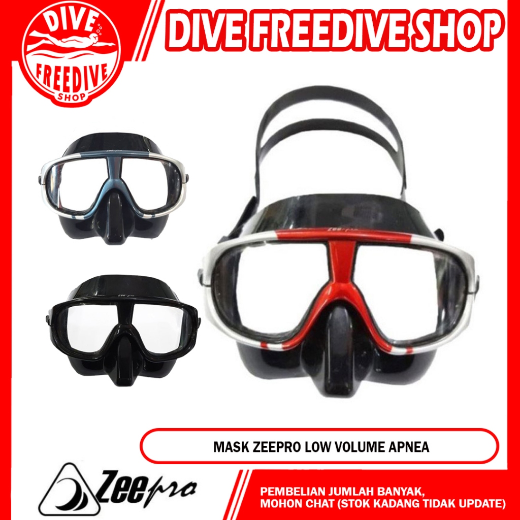 Zeepro Apnea หน้ากากระดับเสียงต่ําดําน้ํา Freediving Spearfishing Apnea Freedive