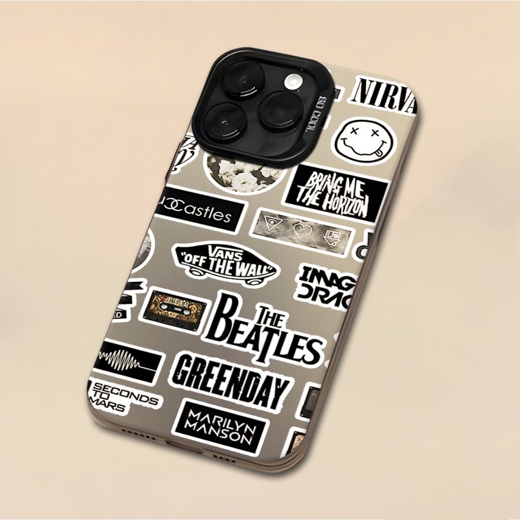 RN62 Band Rock โลหะกรณี Samsung series สําหรับ Samsung A03 A04 A04E A04S A13 A10 A10S A11 A20 A30 A2