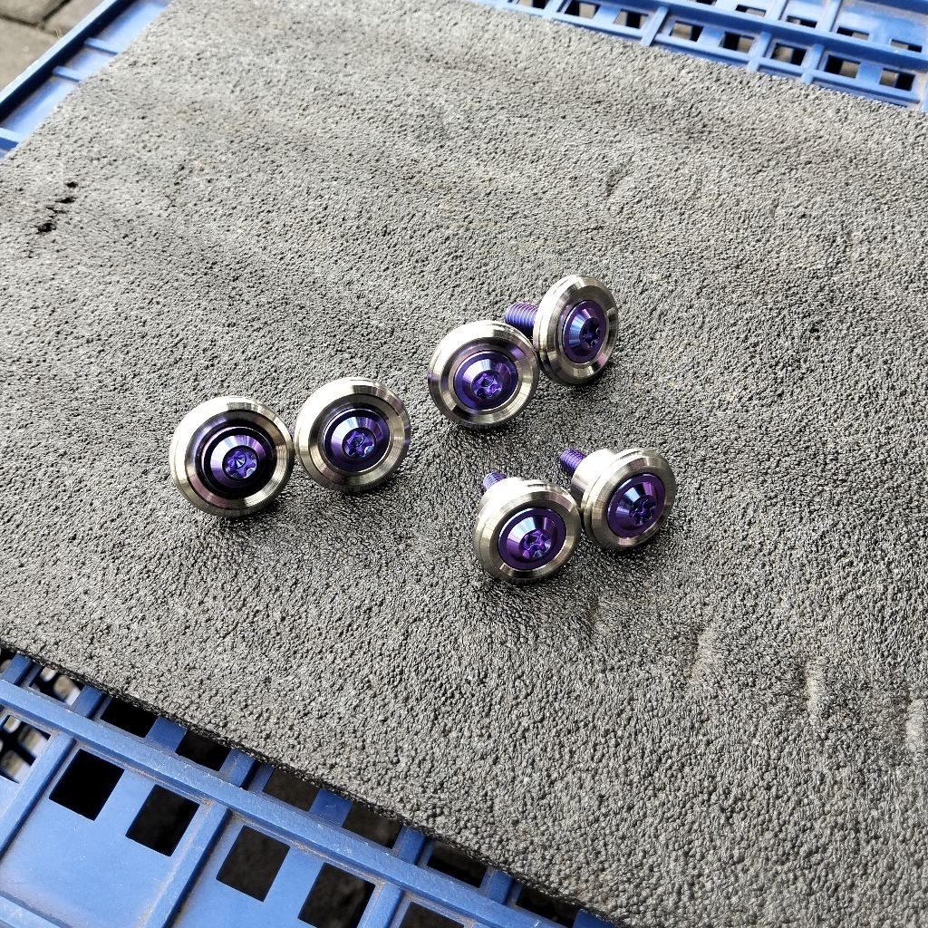 แหวน SKOK CB TITANIUM BOLT RING SKOK JOK SLOBOR STAINLESS 304 TITANIUM BOLT