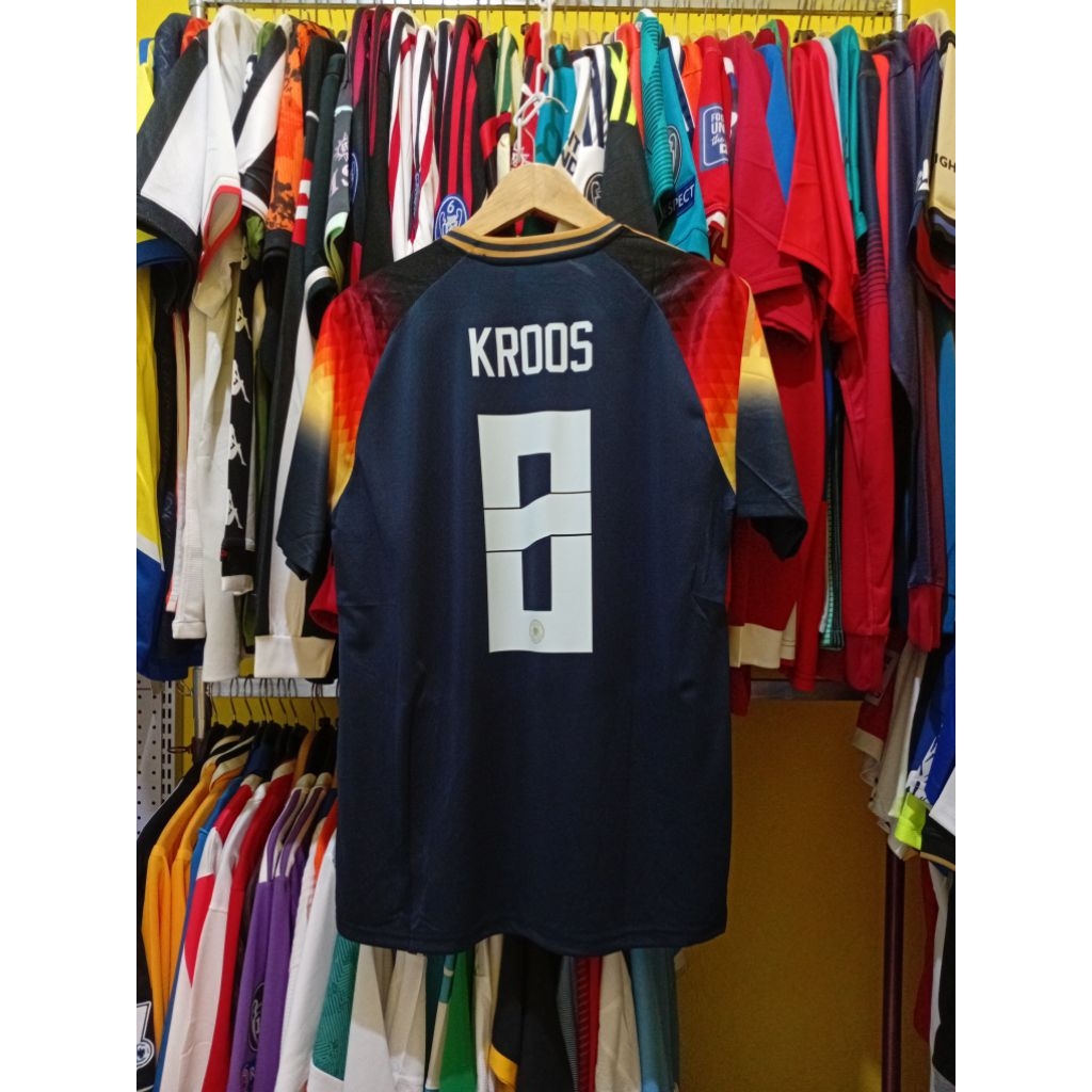 GO GERMANY 2024 NAVY KROOS 8 FOOTBALL JERSEY