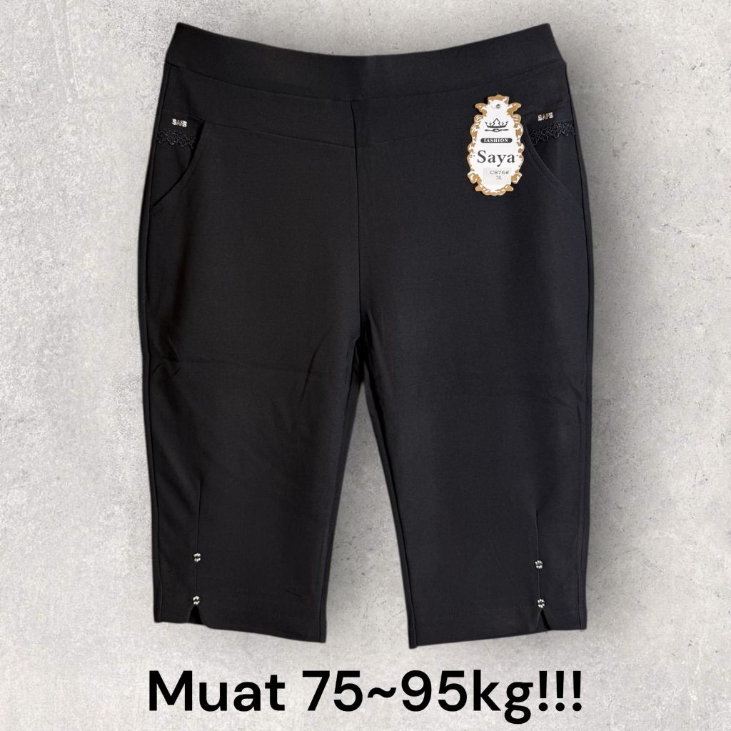 SAYA MY IMPORTED SUPER JUMBO SHORT PANTS STRETCH MATERIAL 6XL ถึง 8XL PICT