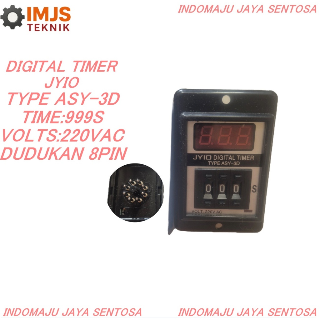 DIGITAL TIMER /IC TIMER ASY-3D 999S 220VAC JYIO