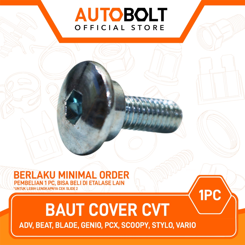 WHOLESALE CVT ฝาครอบสลักเกลียว Beat Street K1AL POP Sporty eSP K61 K25G K81 & Blade & Genio & PCX CB