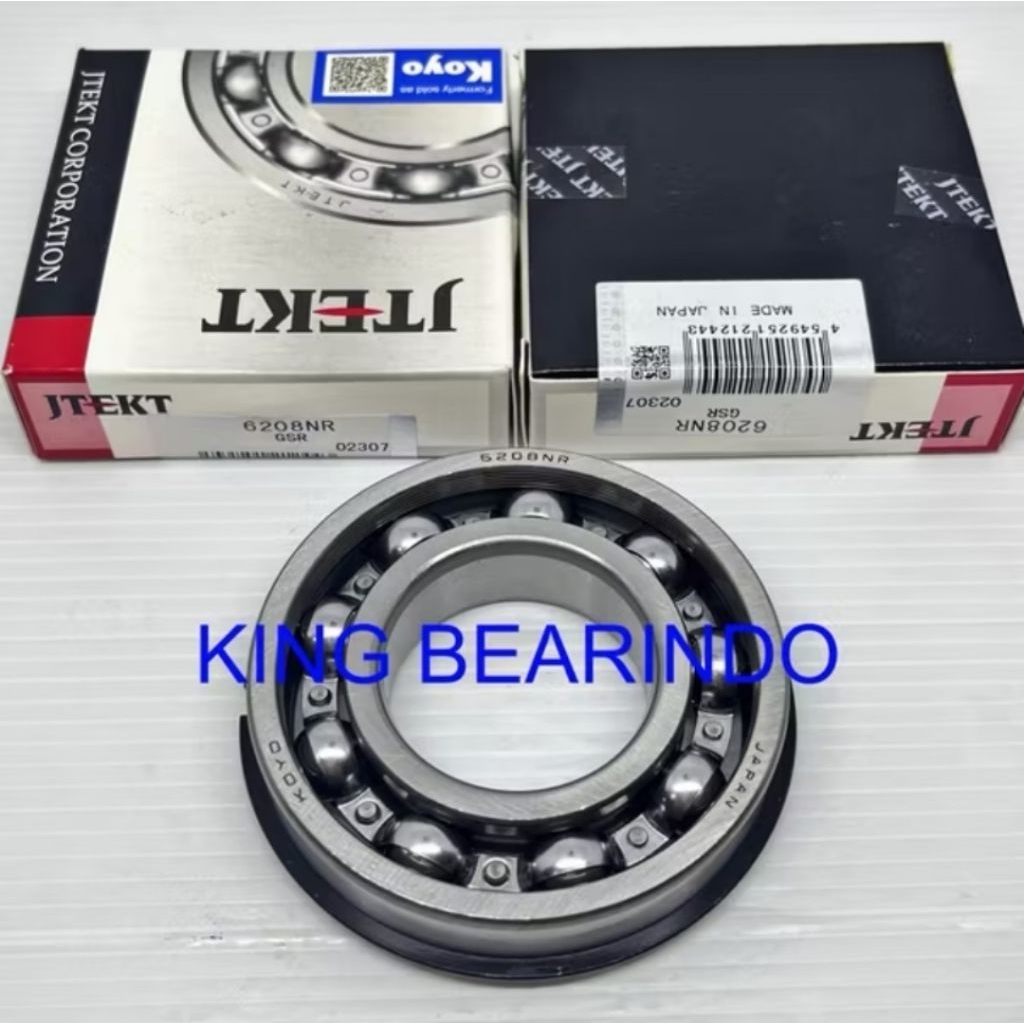 BEARING 6208NR ต้นฉบับ KOYO JAPAN
