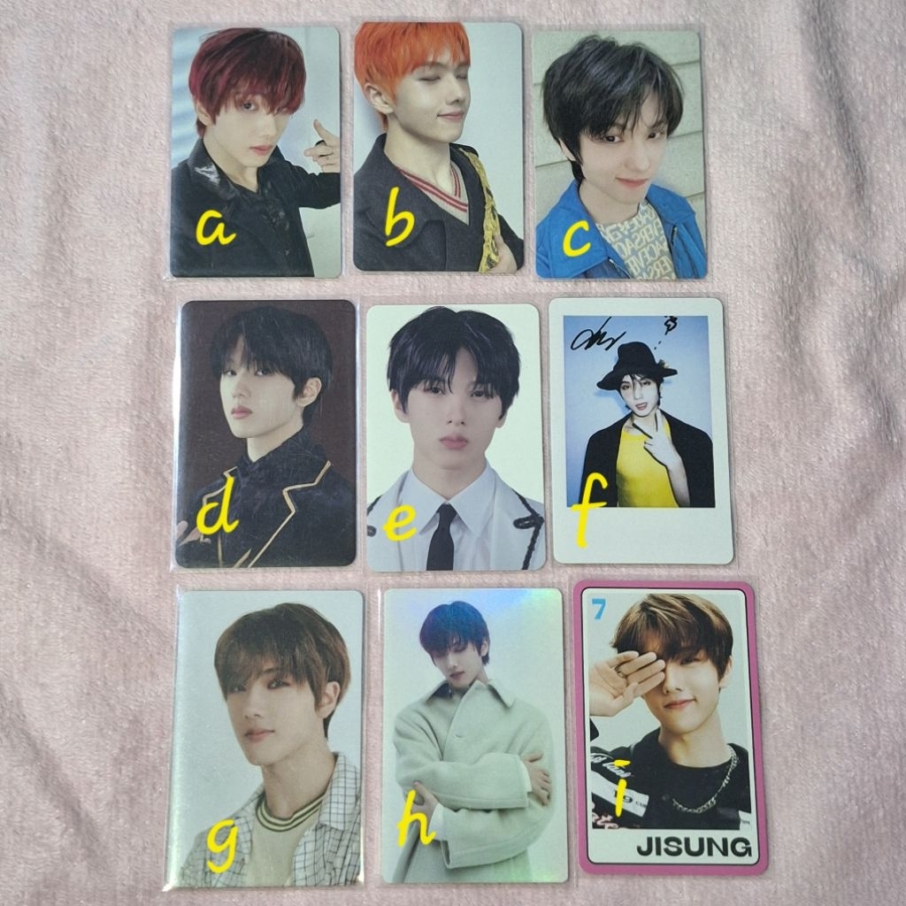 Photocard pc อย่างเป็นทางการ jisung nct dream